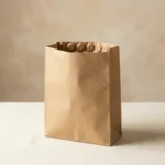 Kraft bubble paper packaging bag — smooth kraft outer layer and embossed kraft paper inner cushioning layer, 100% plastic-free biodegradable protective bag