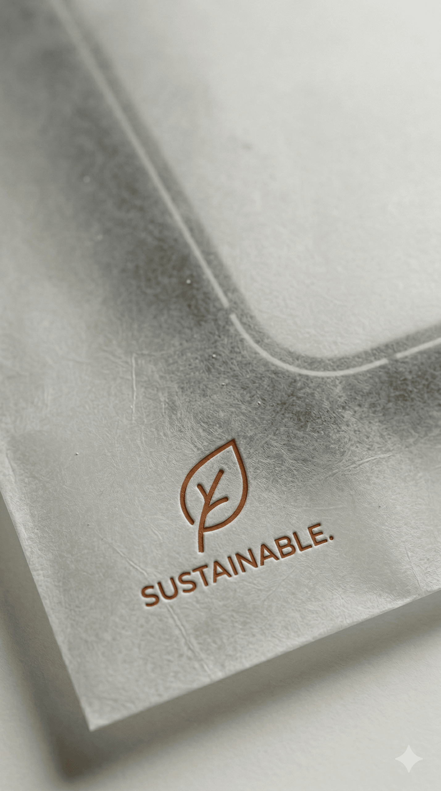 Elegant glassine paper bags with translucent finish