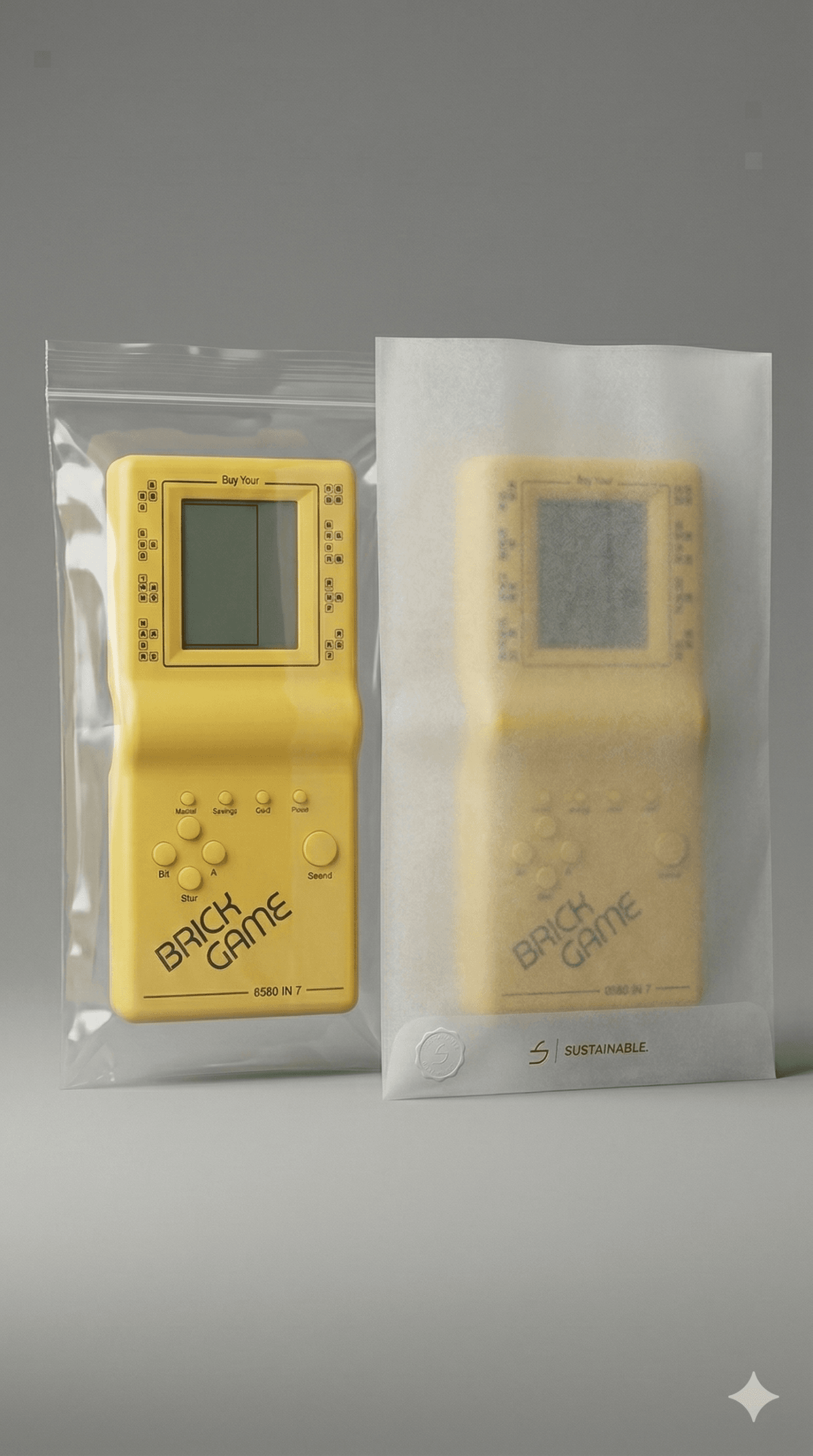 Translucent glassine paper bags for retail jewelry packaging