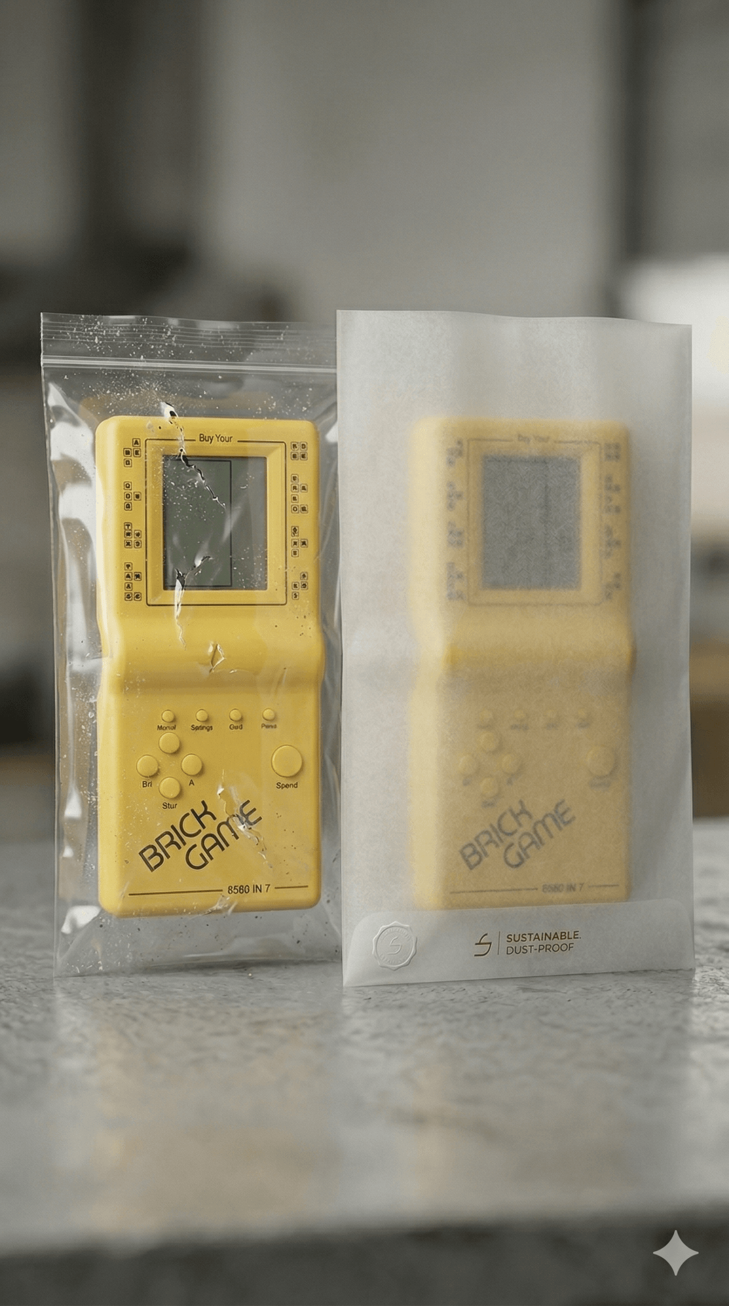 Lightweight glassine packaging bags reducing shipping weight