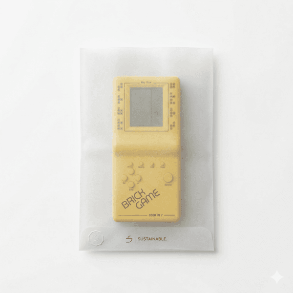 Glassine waxed paper bags with grease-proof barrier surface