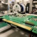 Plating masking tape masking PCB gold fingers during selective gold plating