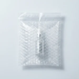 Transparent film bubble bag