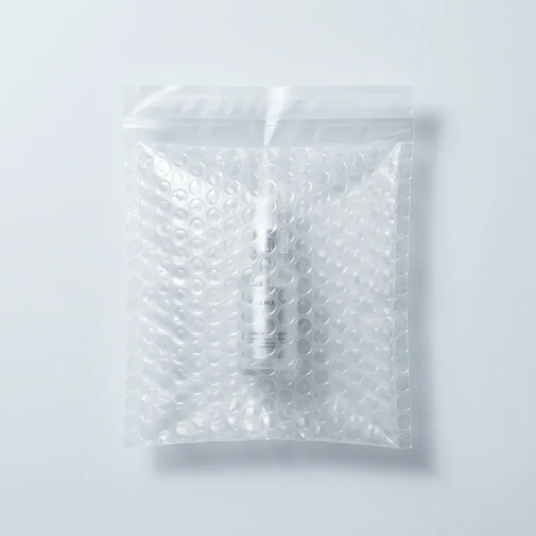 Transparent film bubble bag