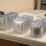 Aluminum foil flat bags heat-sealed for IC chips, PCB assemblies and semiconductor packaging