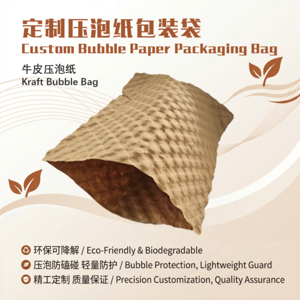 Custom Bubble Paper Packaging Bag