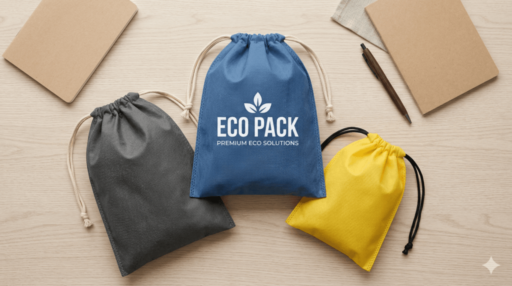 non-woven drawstring bags industrial packaging applications