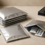 Aluminum foil moisture-proof bags with desiccant and humidity indicator card for JEDEC MBB compliant electronics packaging