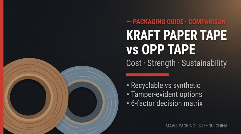 Kraft Paper Tape vs OPP Tape: Cost, Strength & Sustainability