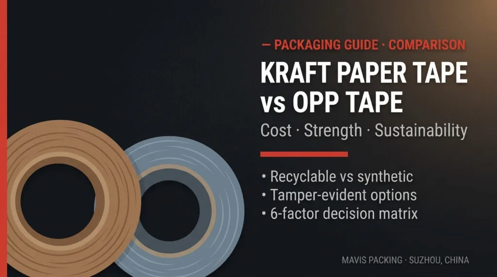 Kraft Paper Tape vs OPP Tape: Cost, Strength & Sustainability